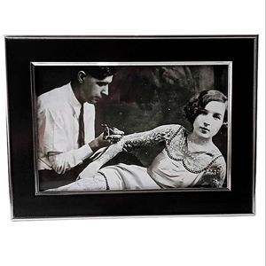 Vintage Tattooed Female & Male Artist Retro Tattoo goth punk rockabilly tattoos